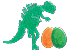 Тематический набор для создания объемных моделей - Тираннозавр Рекс  - миниатюра №4